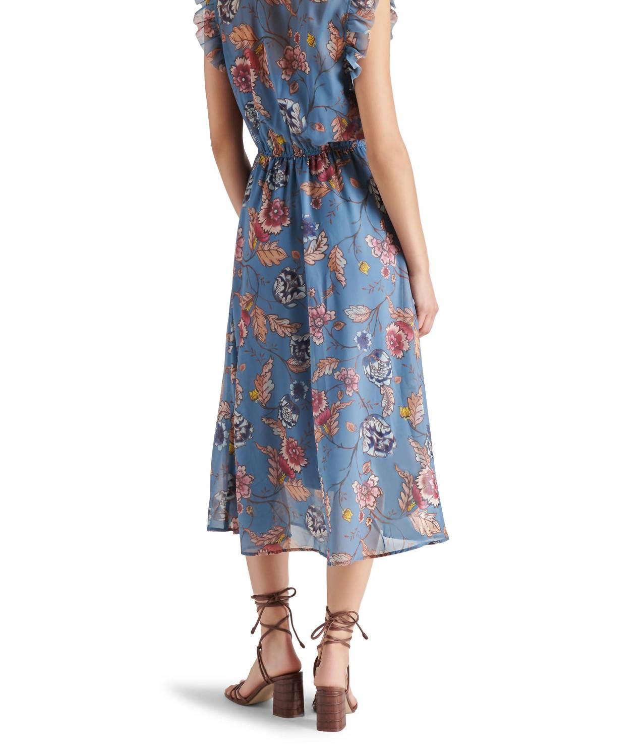 Steve Madden - Allegra Ruffle Chiffon Midi Dress