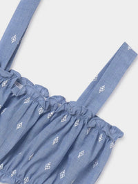 Mayoral - Girl's 2-Piece Soft Light Denim With Detail Top