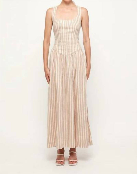 S/W/F - Fitted Bodice Midi Dress