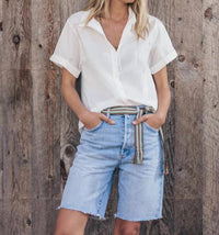 Dylan - Short Sleeve Roll Up Sleeve Shirt