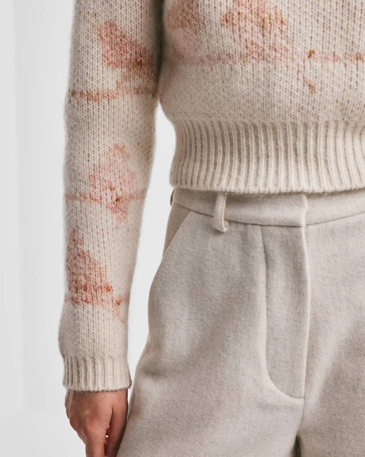 Bytimo - Women's Jacquard Knit Sweater