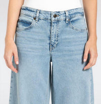 MAC Nevada Superwide Jeans in urban azur blue - women's jeans - view 4