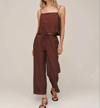Bella Dahl - Women's Placement Shell Beach Crop Pants