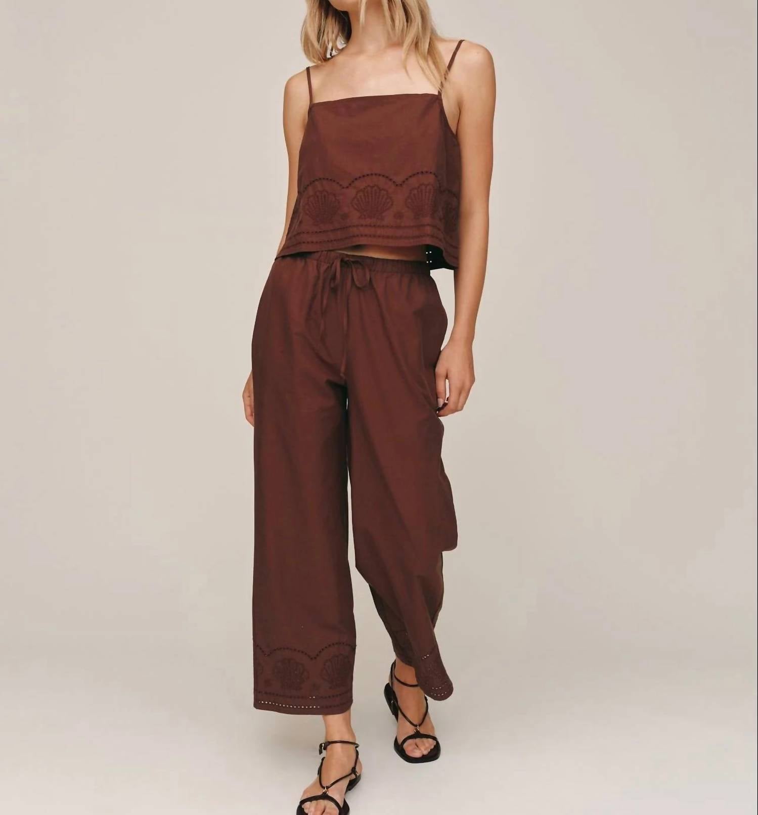 Bella Dahl - Women's Placement Shell Beach Crop Pants