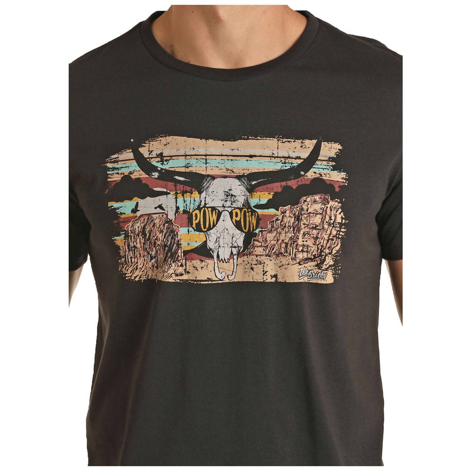 Rock & Roll Denim - Men's Dale Brisby Pow Pow Short Sleeve Tee