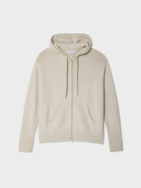 White + Warren - Cashmere Blend Luxe Double Zip Hoodie