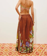 Alemais - Alfie Ruched Wide Leg Pant