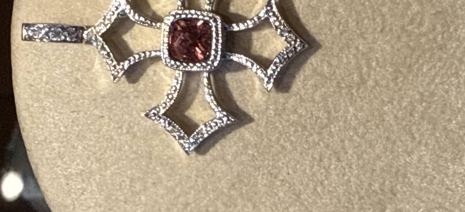 Jude Frances - Maltese Pendant With Tourmaline