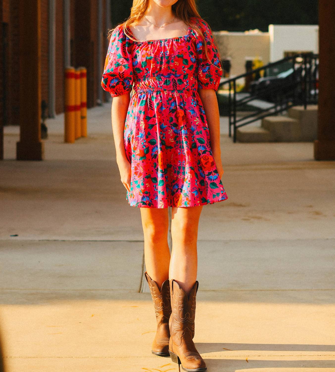 Sincerely Ours - Arnette Sunrise Solstice Poplin Dress