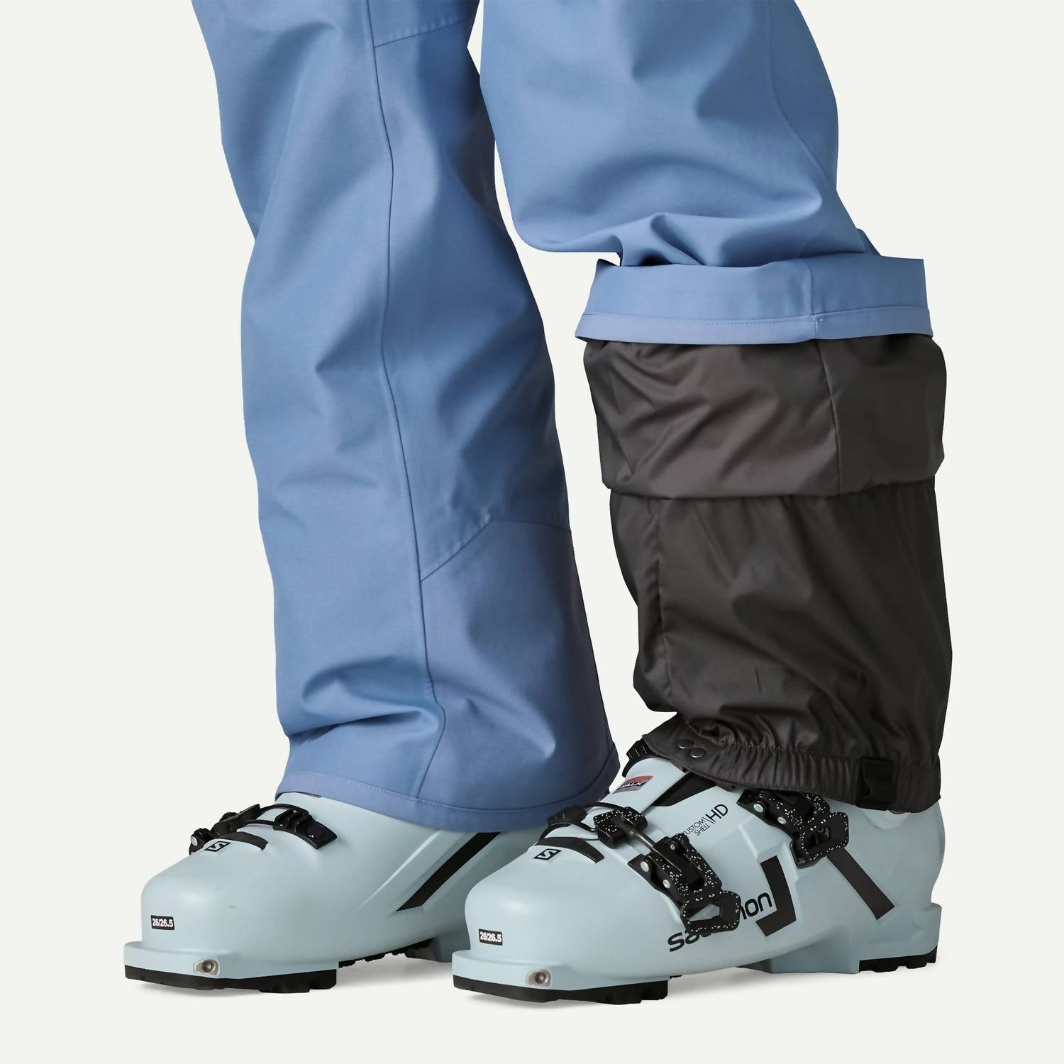 Patagonia Powder Town Bib Pants in cascade green - women's pants - alternate view