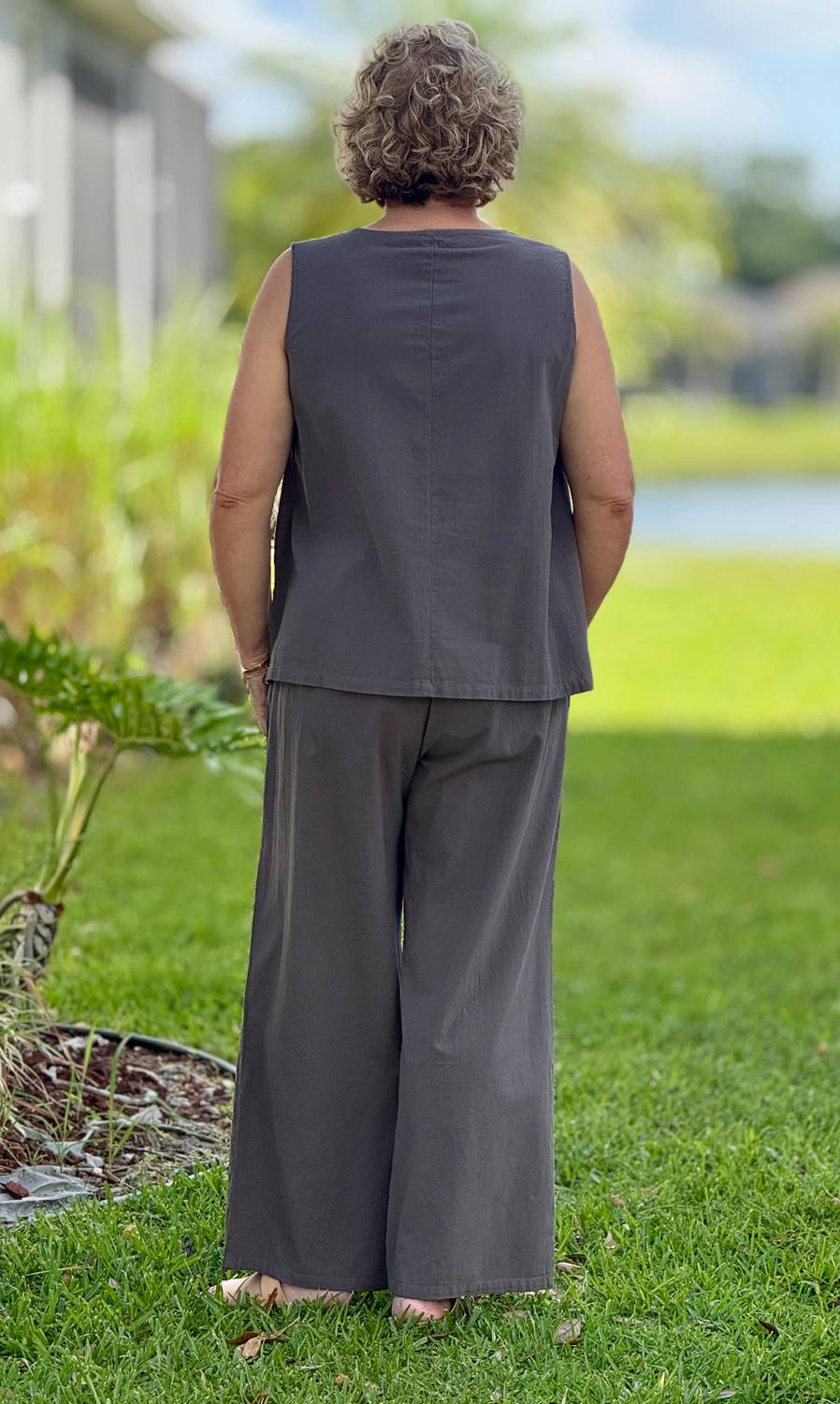 Coco + Carmen - Ava Floral Embroidery Tank Top