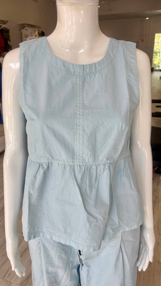 Stateside - Women's Fine Poplin Peplum Top