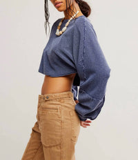 Free People - To The East Long Sleeve Tee