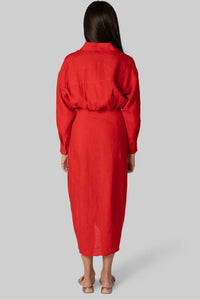 Apiece Apart - Alessandra Sarong Shirt Dress