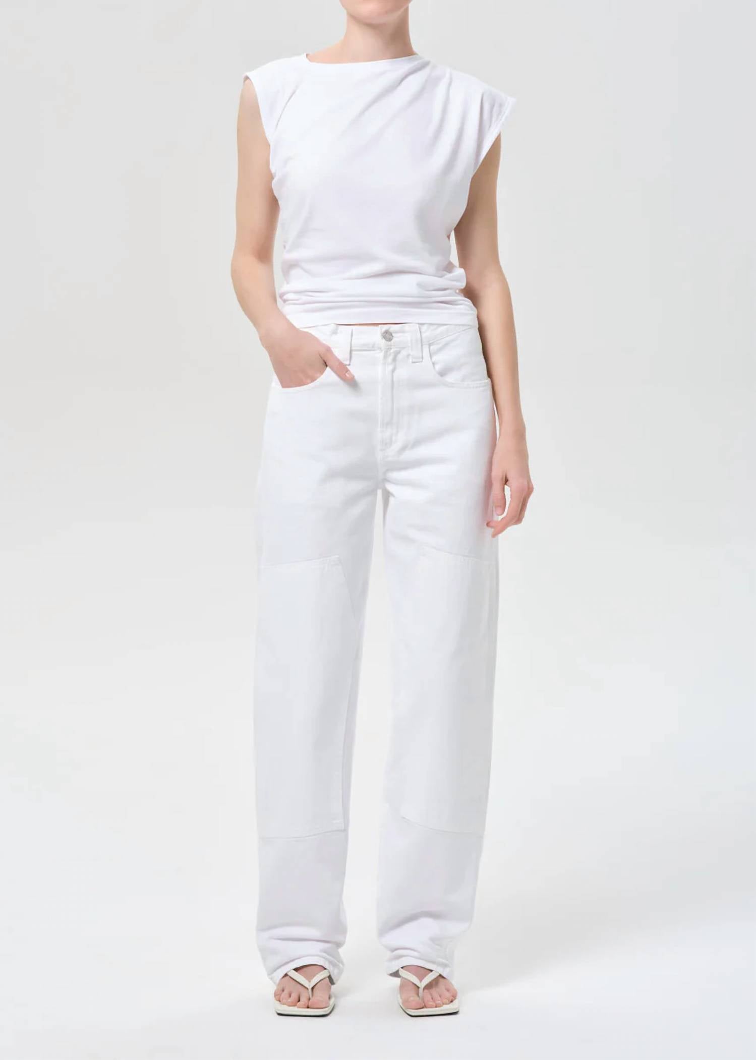Agolde - Laria Pieced High-rise Jean