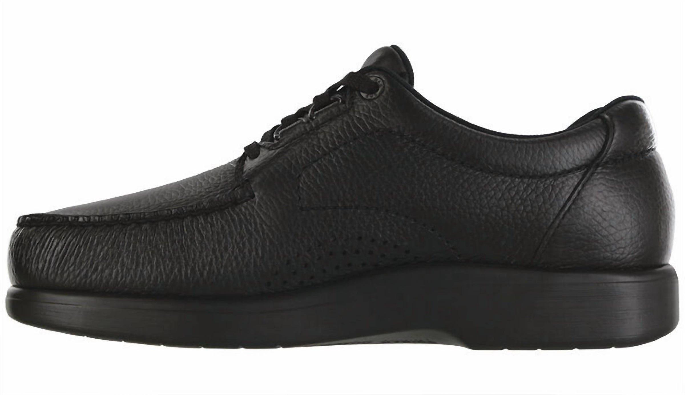 SAS Men's Bout Time Lace Up Loafer in black - men's loafer - detail view