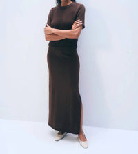White + Warren - Luxe Organic Cotton Skirt