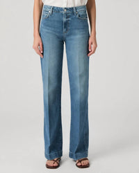 Paige Leenah Wide Leg Jean in cranked up - women's jeans