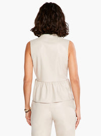 Nic + Zoe - Fedrica Faux Leather Swing Top
