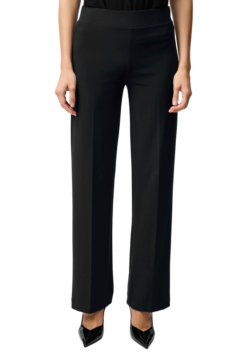 Joseph Ribkoff Classic Wide Leg Pant in black - women's pants
