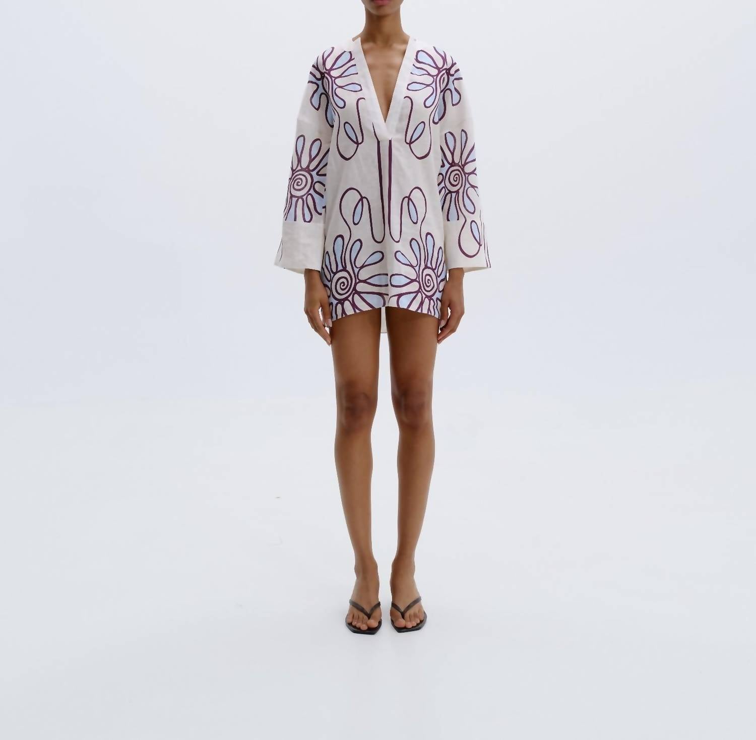 Cala De La Cruz - Siena Mini Tunic Dress