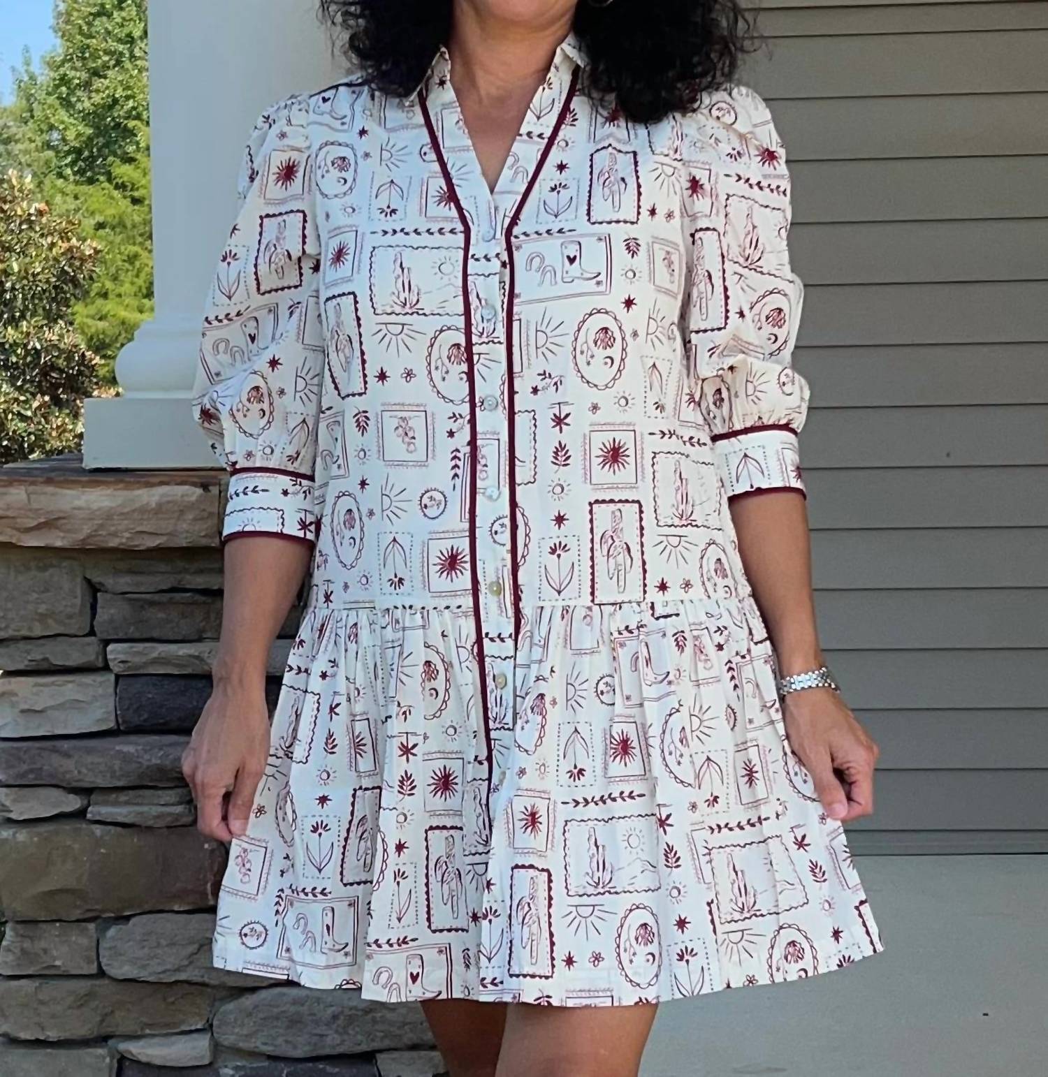 Pinch - Vanessa Western Print Dress