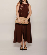 Tach - Sally Cutwork Maxi Dress