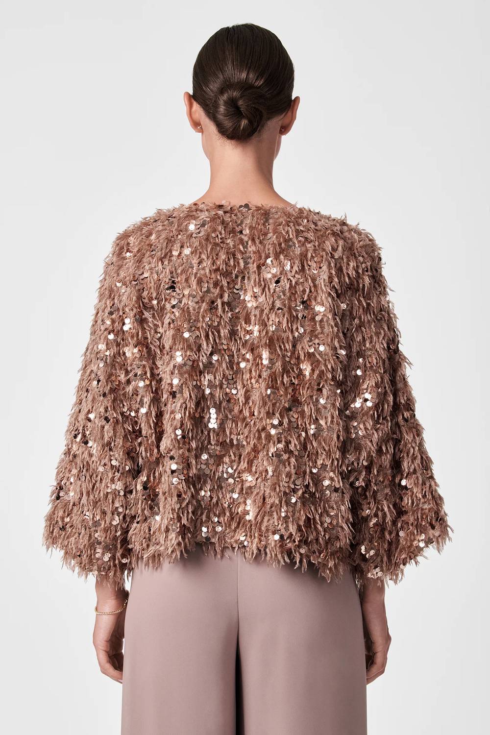 Trina Turk - Oller Cropped Faux Fur Coat