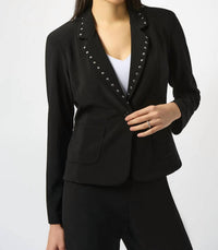 Joseph Ribkoff - Studded Fitted Blazer Jacket