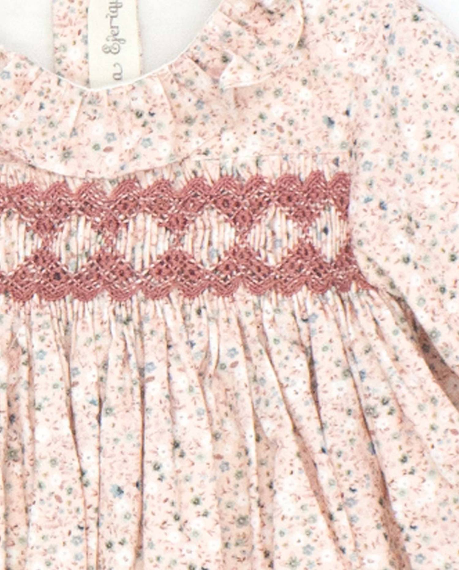 Fina Ejerique - Girl's Handsmocked Flower Dress