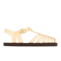 Ancient Greek Sandals - Women's Homeria Jelly Clear Caramel Sandals