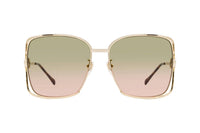 Gucci - Full Rim Square Non Polarized Sunglasses 1020s - 001