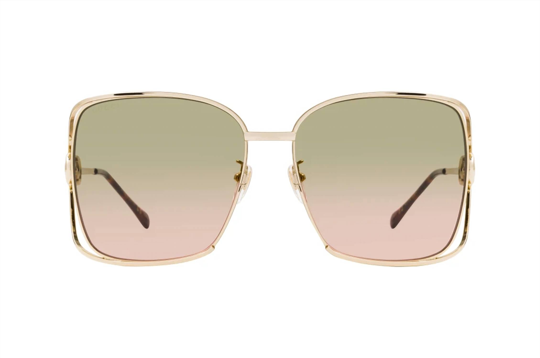 Gucci - Full Rim Square Non Polarized Sunglasses 1020s - 001