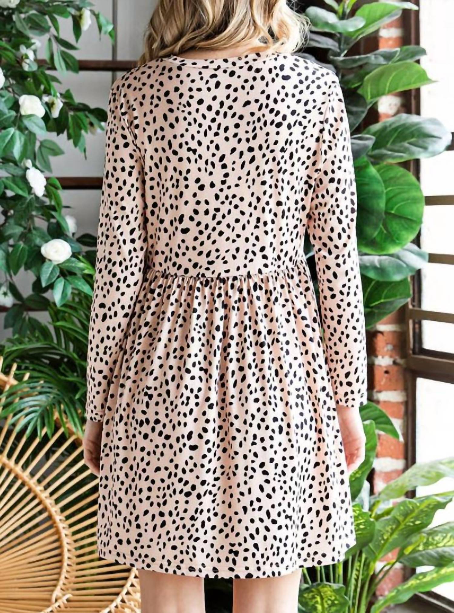 Shiying Fashion - Leopard Babydoll Dress