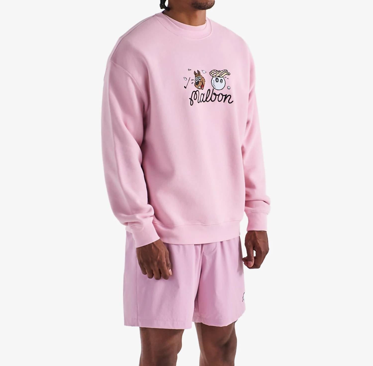 Malbon Golf - Two Man Scramble Crew Fleece Sweatshirt