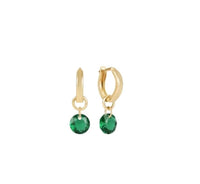 Enewton - Women's Huggie Reflection Small Charm Hoop Earrings