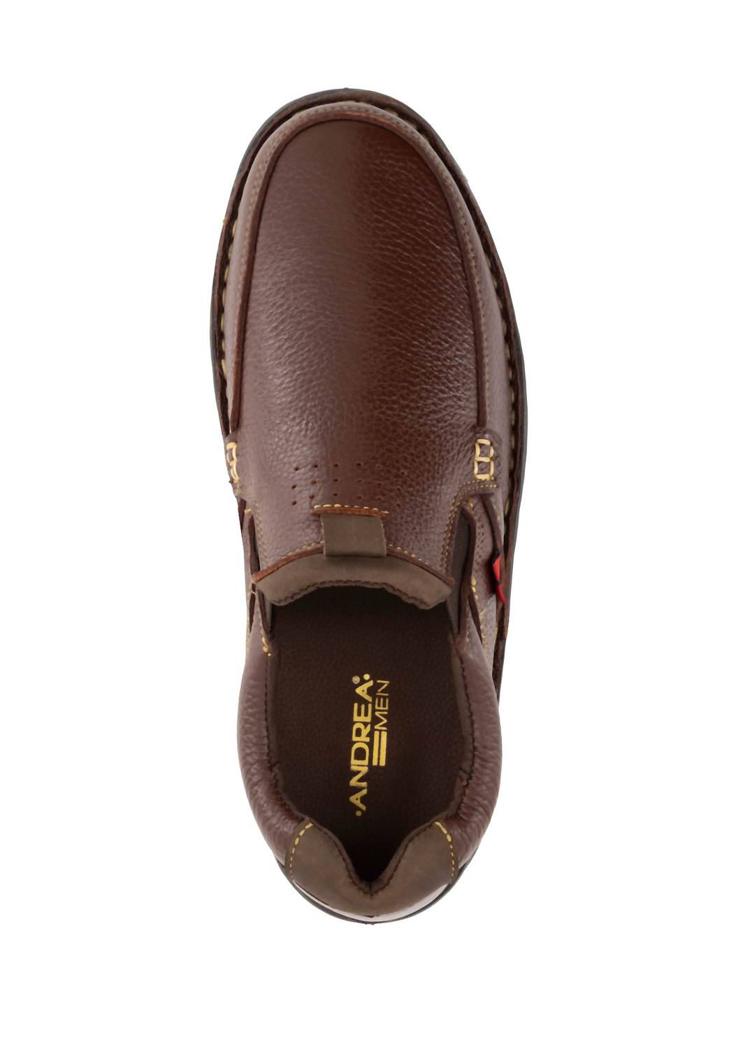 Andrea Men's Leather Loafer in dark brown - men's loafer - view 5