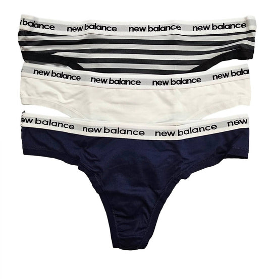 New Balance - Women's 3-Pack Performance Underwear Eversoft Thong