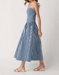 Pinch - Striped Strapless Dress