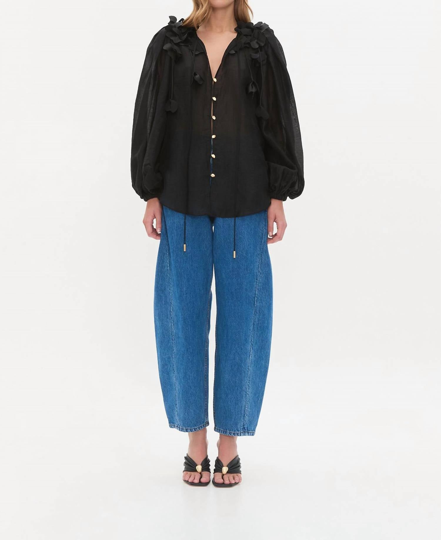 Aje. - Camille Flower Blouse
