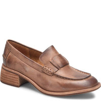 KORK-EASE Women's Kya Moc Toe Loafer in dark brown - women's flats - alternate view