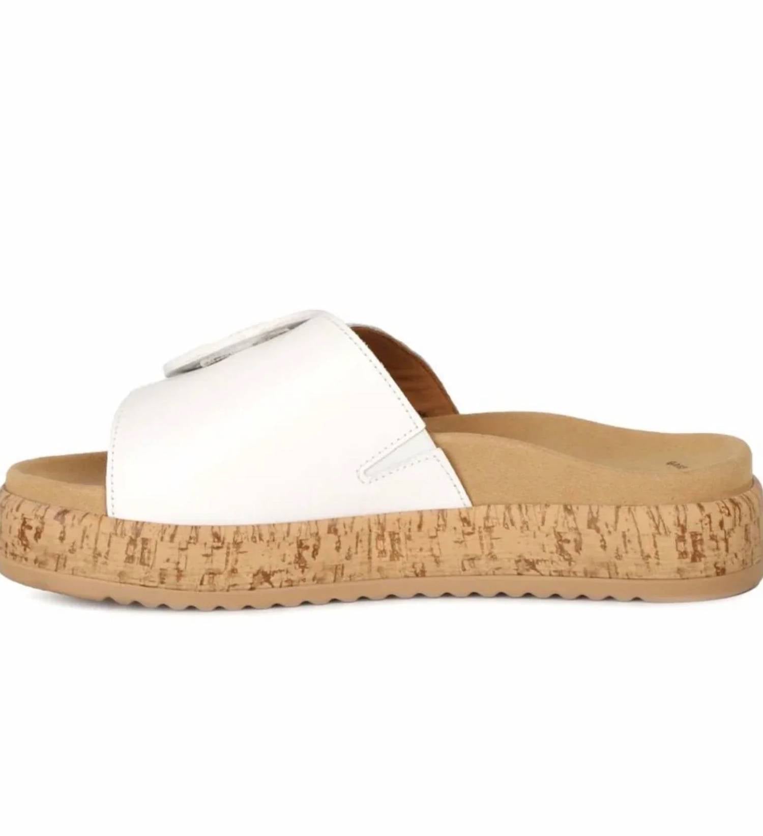 Gabor - Women's Leather Adjustable Buckle Sandal