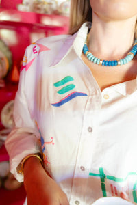 Tela Luxury Mercantile - Mahjong Oxford Shirt