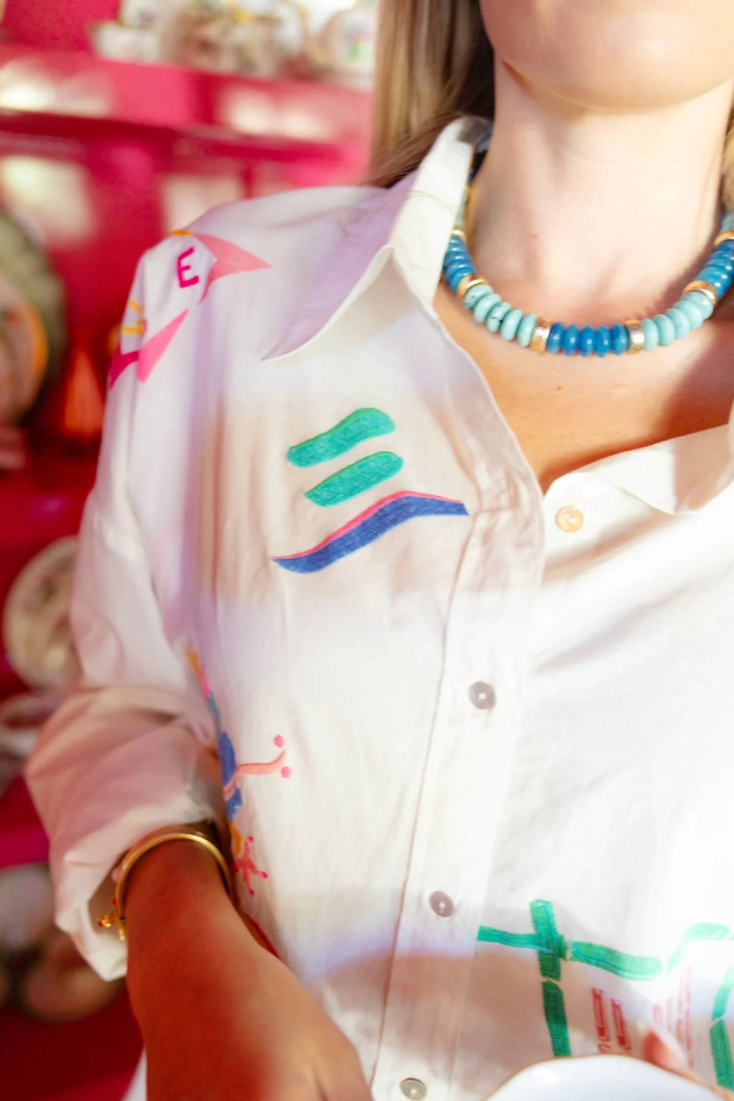 Tela Luxury Mercantile - Mahjong Oxford Shirt
