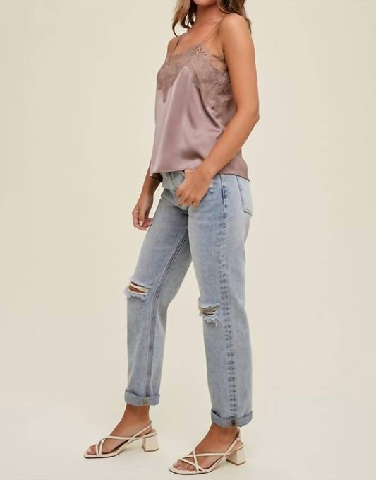 Wishlist - Satin Lace Cami