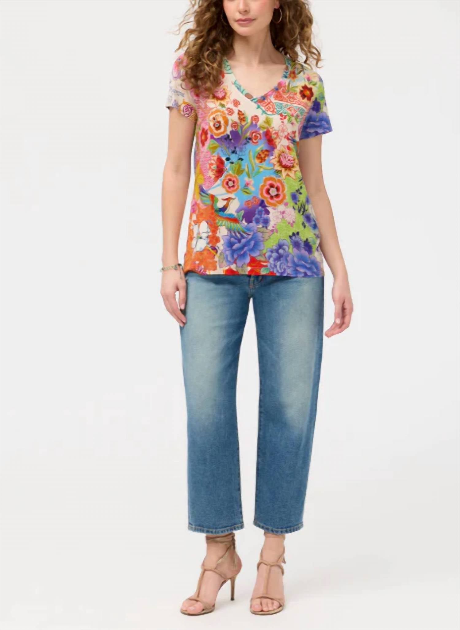 Johnny Was - The Janie Favorite V-Neck Tee