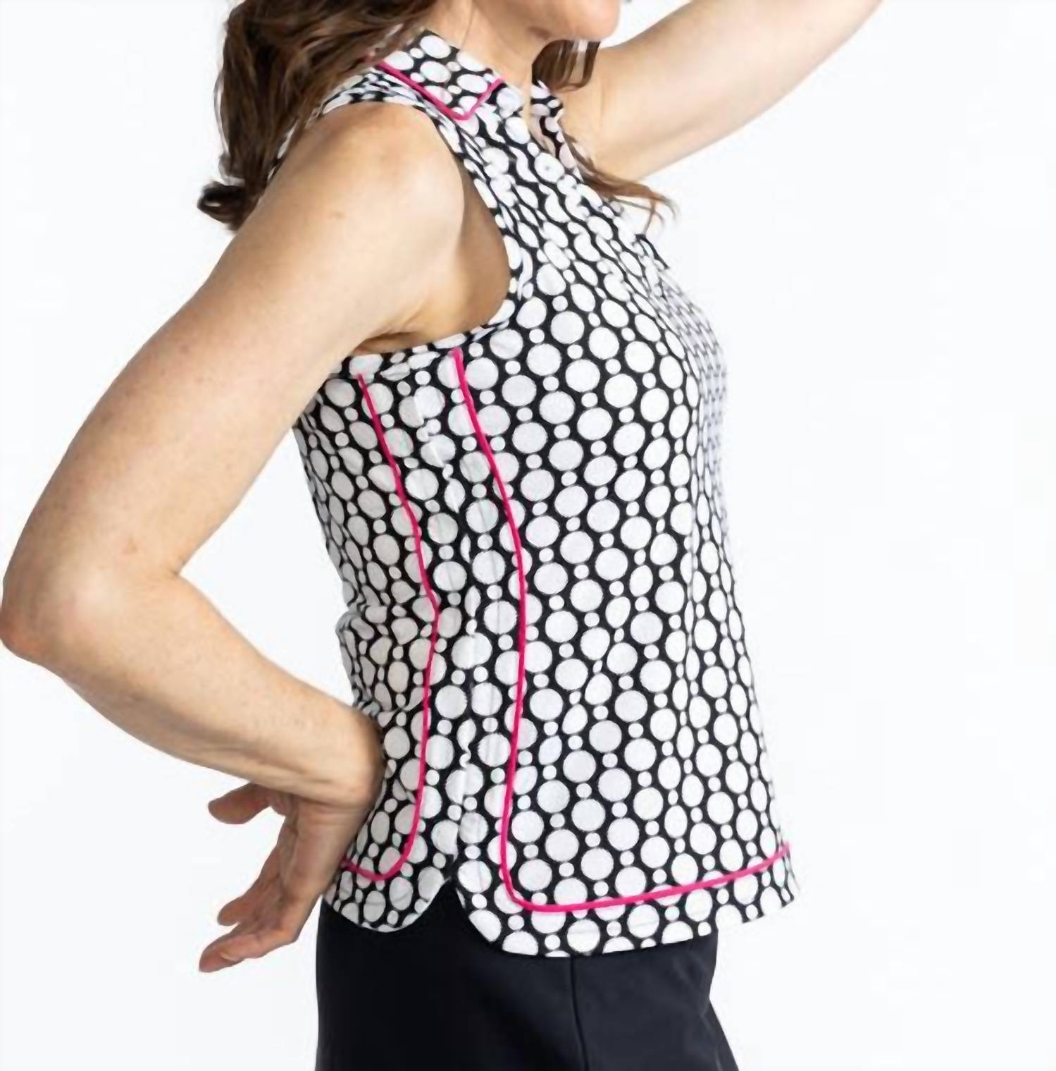 BOGEY ROUND SLEEVELESS GOLF TOP
