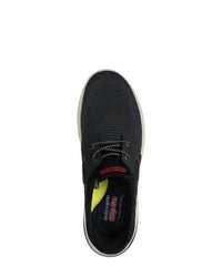 Skechers Men's Delson Roth 3.0 Shoes in chocolate black - men's sneaker - detail view