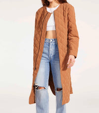 Bb Dakota - Long Quilted Coat