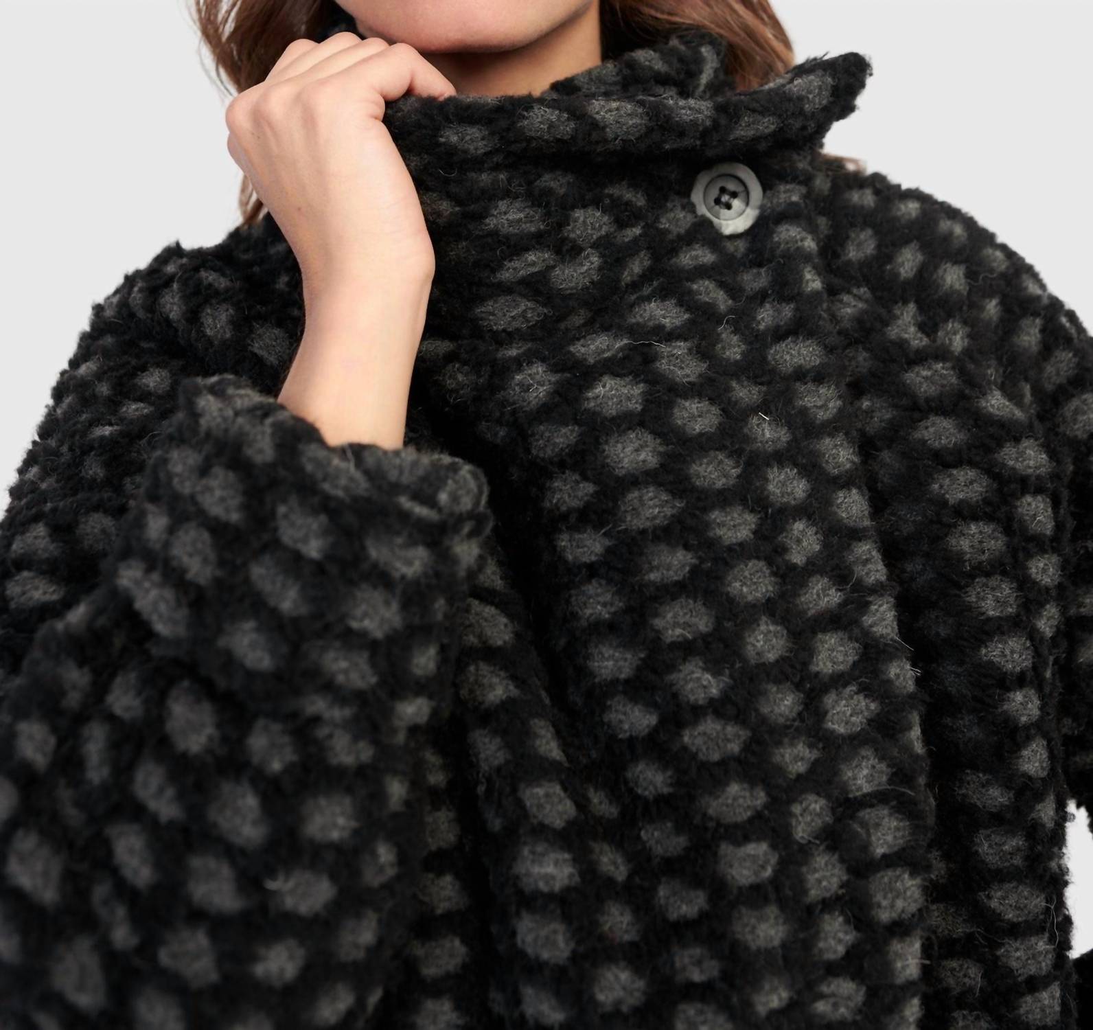 ALEMBIKA Vesper Cozy Moto Jacket in net - women's jacket - view 7